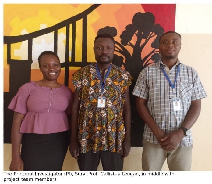 The Principal Investigator Pi Surv Prof Callistus Tengan In Middle With Project Team