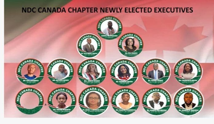 Ndc Canada New Executive For Election