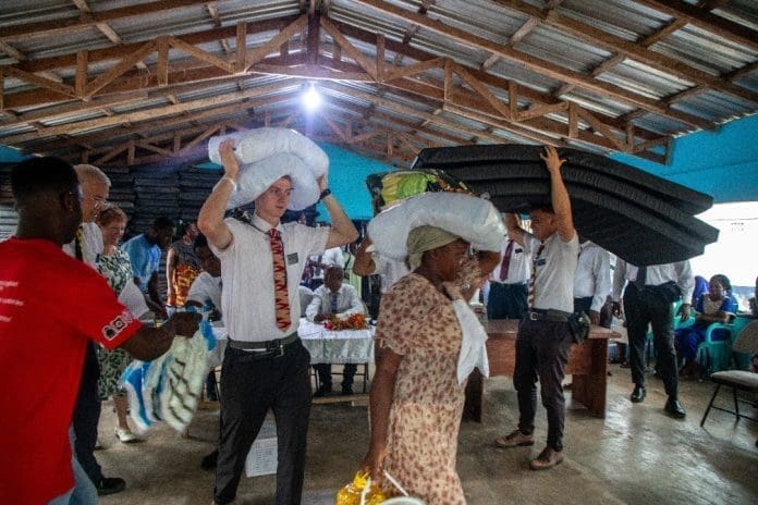 Church Of Jesus Christ Donation To Krisan Refugee Camp