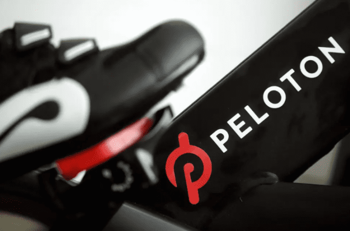 FILE - A Peloton bike sits on Nov. 19, 2019, in San Francisco. Peloton is undergoing a significant rebranding, moving away from its image as a luxury exercise bike provider and towards a concept that is more inclusive, according to a statement from the company Tuesday, May 23, 2023. (AP Photo/Jeff Chiu, File) Peloton
