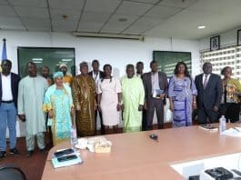 Representatives Of The Sahelian Shippers’ Councils With The Director Of Ports Tema
