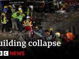 South Africa building collapse