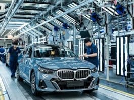 Photo shows a workshop of the BMW production base in Shenyang, capital of northeast China's Liaoning province. (Photo from the WeChat public account of the publicity department of Shenyang)