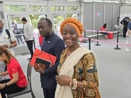 Ghana's Ambassador to France Visits Team Ghana
