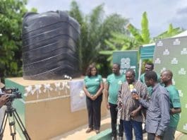 Chief Of Koforidua Okorase Nana Asare Kumi Iii Expressing His Excitment At The Newly Commissioned Project