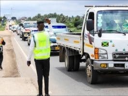 Social Caption Police Directing Traffic