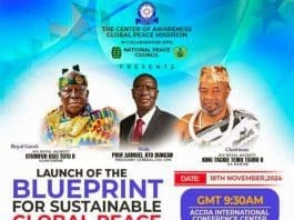 From Left To Right: Otumfuo Osei Tutu II, Professor Samuel Ato Duncan, and King Tackie Teiko Tsuru II