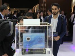 China's Chang'e-6 lunar samples retrieved from the far side of the moon make their global debut at the 75th International Astronautical Congress (IAC) held in Milan, Italy from October 14 to 18, 2024. (Photo by De Yongjian)