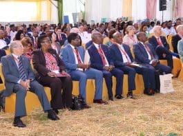 Guests attending the ILRI@50 celebrations at ILRI Nairobi Campus. Credits: ILRI/ Geoffrey Njenga