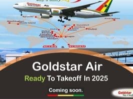 Goldstar Air initial eighteen (18) destinations from Accra and Kumasi. The airline is projecting a fleet of more than one hundred (100) modern aircraft to a network of more than ninety (90) key business and leisure destinations and wants to be recognized among the best one hundred (100) companies in Africa.