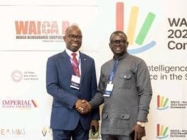 Niyi Onifade, Sector Head, Heirs Insurance Group and Bubacaarr Jarju, President West African Insurance Companies Association