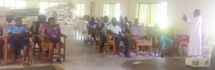 Parish Priest-in-charge of the St. Francis of Assisi Catholic Church, Ave Dakpa and the Vice Chairman of the Inter-Party Dialogue Committee, Akatsi North, Rev. Fr. Justin Harry Barawusu also addressing the gathering