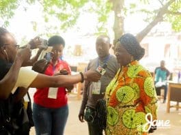 Ndcs Naana Jane Casts Her Vote