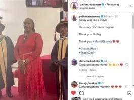 Ozokwo Awarded Doctorate Degree