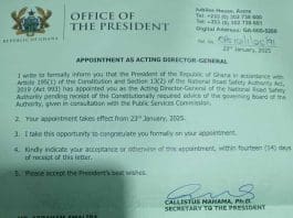 See the appointment letter