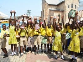 Excitement At Aburi Methodist School During Mtn Ghana Foundation Christmas Party