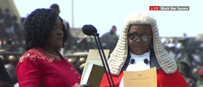 Jane Naana Opoku Agyemang Being Sworn In X Jane Naana Opoku Agyemang Being Sworn In X