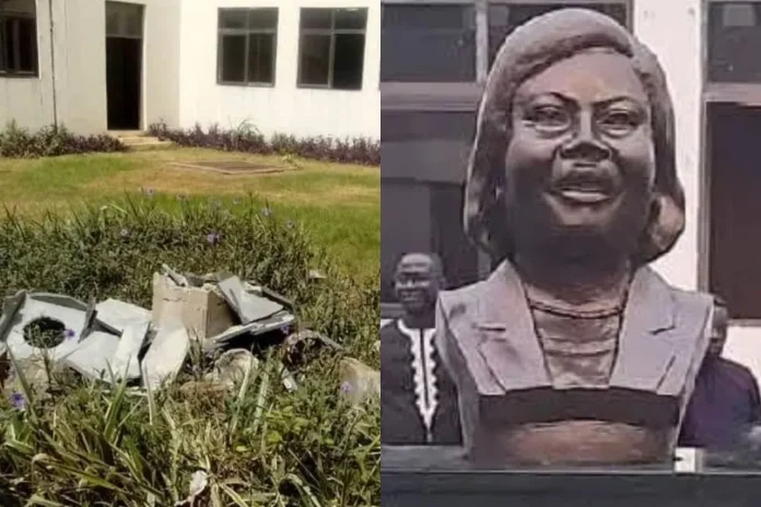 Maame Yaa Tiwaa Addo Danquah Vandalized Maame Yaa Tiwaa Addo Danquah Vandalized