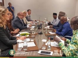 On The Sidelines Of His Participation In The Inauguration Ceremony Of The New President Of Ghana The President Of The Ecowas Commission Held B