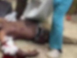 One Of The Gunshot Victims Being Resuscitated By Medics At The Hospital