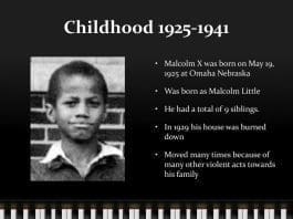 Malcolm X Childhood