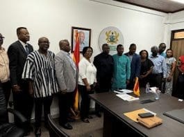 Grepa Leadership Pays Courtesy Call On Minister