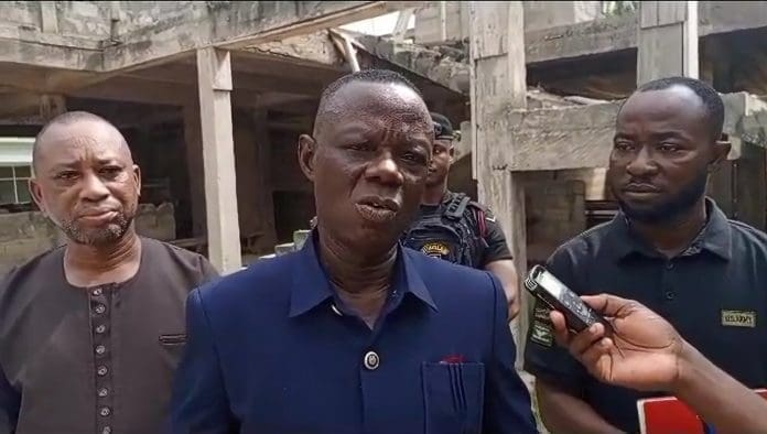 Hon Wilbert Petty Brentum (Middle)