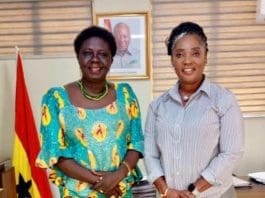 Madam Evelyn Korang (left) And Mrs. Rita Akosua Adjei Awatey (right)