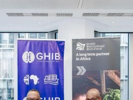 (From left) Dean Adansi, Chief Executive Officer of GHIB and Kwabena Asante-Poku, Country Director for Ghana at BII