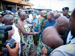 Otumfuo Receives Royal Welcome In Kumasi