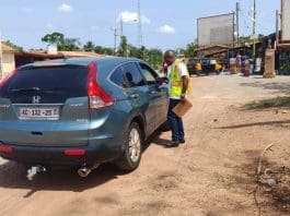 DVLA Ensures Road Safety Regulations At Ajumako In The Central Region