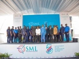 Management Of Sml And Some Dignitaries In A Group Photograph After The Event