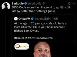 Sarkodie Onua Reaction X