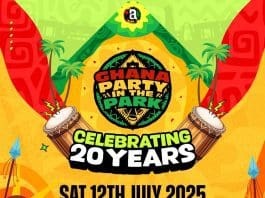 Ghana Party in the Park UK Returns on 12th July 2025 to Mark 20 Years of Culture and Community