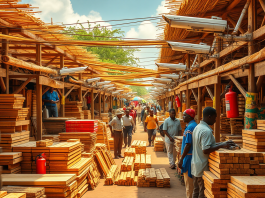 Kasoa Timber Market