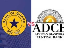 Bank Of Ghana And African Diaspora Central Bank