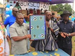 First Deputy Speaker And Regional Minister Unveiling Anniversary Cloth Design And Logo At The Event