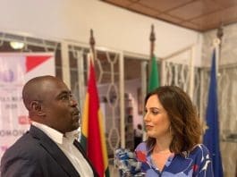 Mr Yahaya Alhassan And Mrs Laura Ranalli Italy Ambassador To Ghana