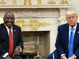 South African President Ramaphosa Laughs At Trump During White House Meeting