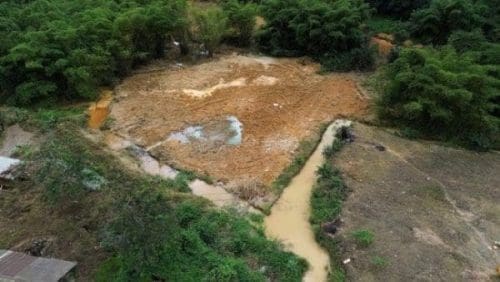 A Scarred Surface Illegal Mining Afia Agyapomaa Ofosu