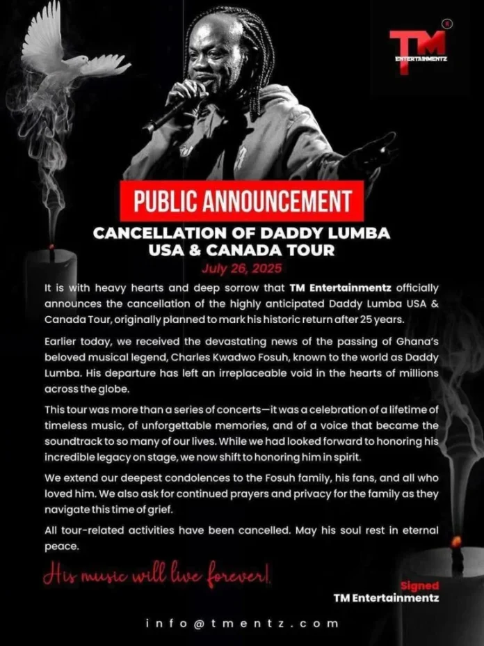 Dl Tour Cancelled