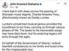 Mahamas Post On Lumba