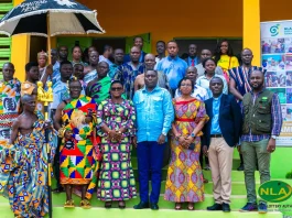 Nla Hands Over New School Block In Akanteng