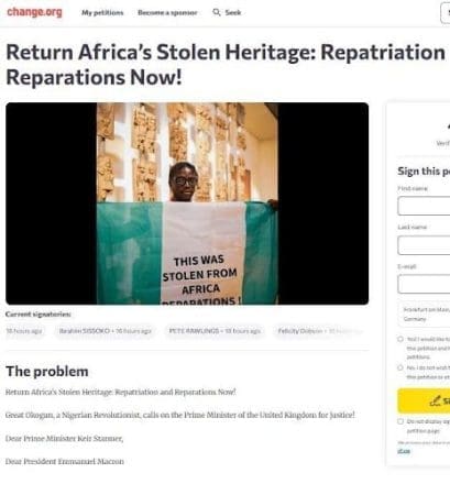 Nigerian Rapper Demands Return Of Benin Bronzes