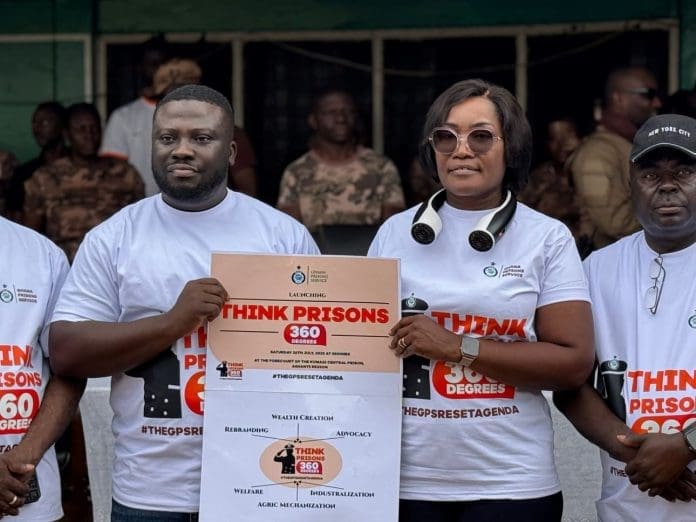 Ashanti Regional Minister, Hon. Dr. Frank Amoakohene And Director General Of Prisons, Mrs. Patience Baffoe-Bonnie (Esq) Ashanti Regional Minister, Hon. Dr. Frank Amoakohene And Director General Of Prisons, Mrs. Patience Baffoe-Bonnie (Esq)