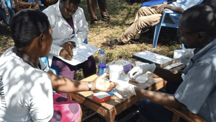 Kenya Tsetse and Trypanosomiasis Eradication Council (KENTTEC) Community screening for human African trypanosomiasis (HAT) and monitoring of local populations in Lambwe Valley, Homa Bay County, Kenya. Kenya Tsetse and Trypanosomiasis Eradication Council (KENTTEC) Community screening for human African trypanosomiasis (HAT) and monitoring of local populations in Lambwe Valley, Homa Bay County, Kenya.