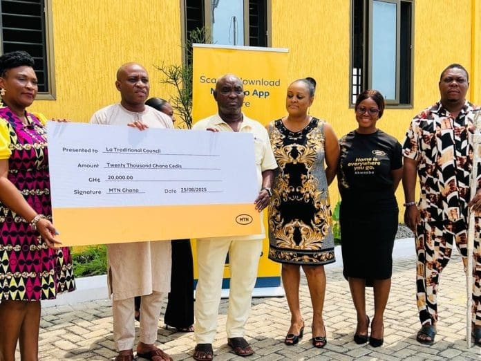 Mtn Ghana Donates Gh¢ To Support La Homowo Festival