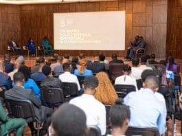 Panelist Discussing Post Mpc At The Cib Ghana S Roundtable