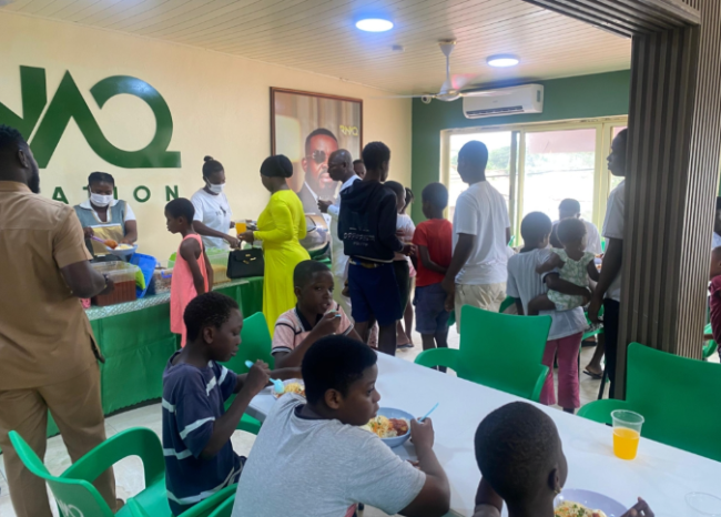 Richard Nii Armah Quaye Unveils Food Bank Richard Nii Armah Quaye Unveils Food Bank