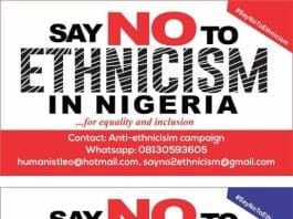 Say No To Ethnicism